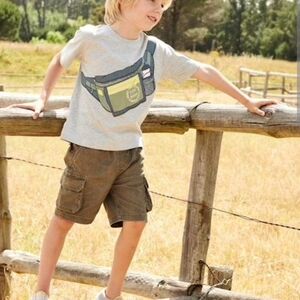 Grey Tony Hawk Cargo Shorts Boys Sz 5 Sporty Skate